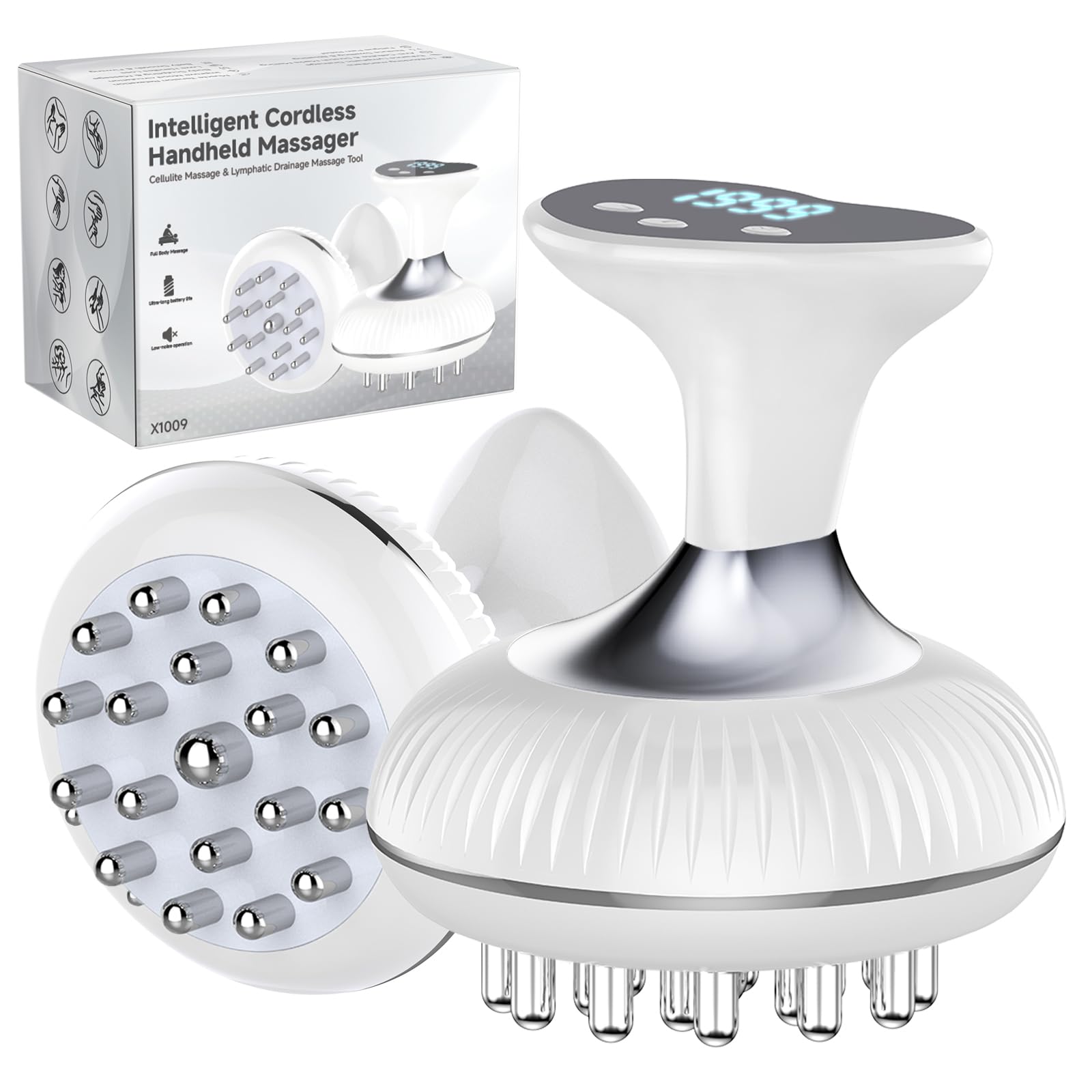 ボディ・フェイスケア maffyy Amazon.com: Choufaly Lymphatic Drainage Massager & Anti Cellulite